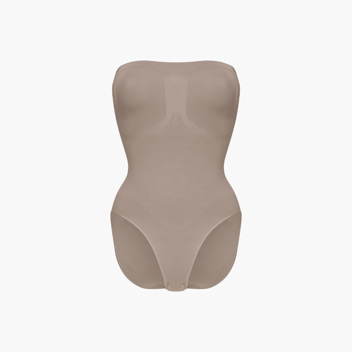 Trägerloser Bodysuit Sculpting Shapewear mit Slip