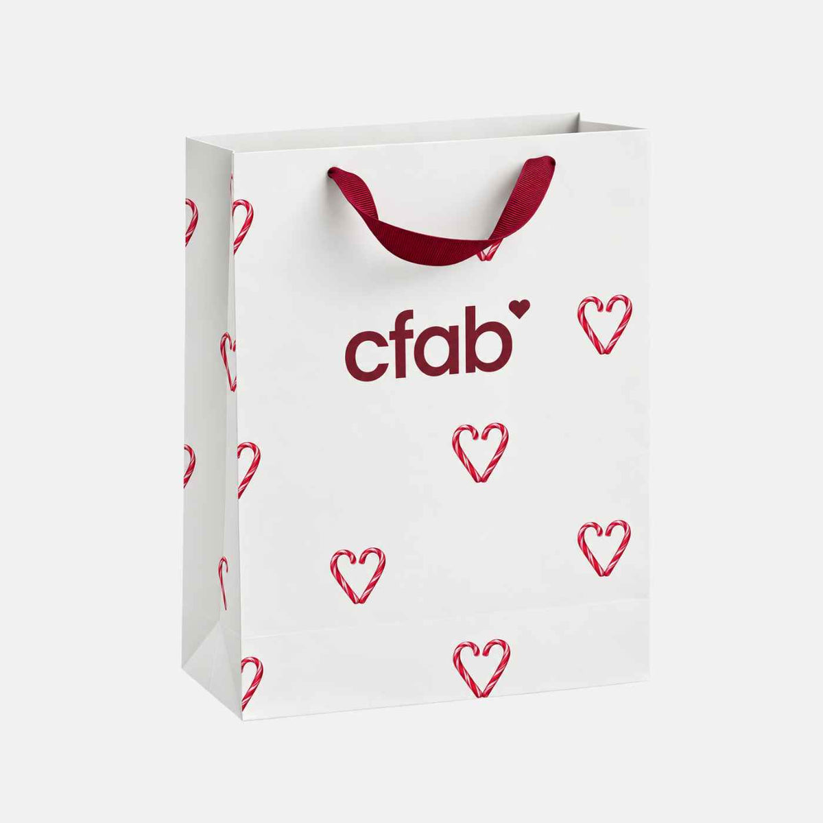 Bolsa de papel navideña
