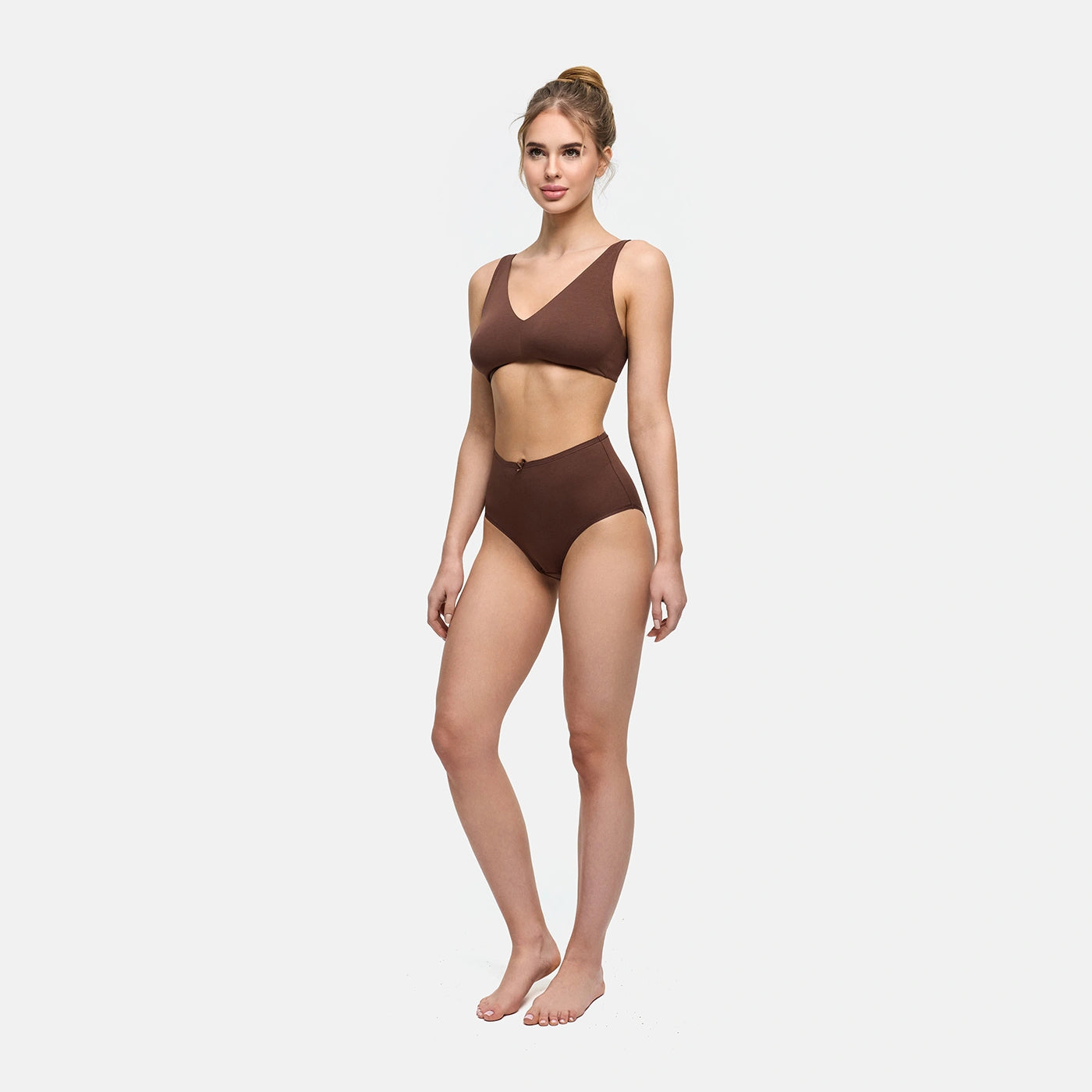 High-Waist Cotton Slip - 3er Pack
