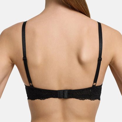Push-up lace bra