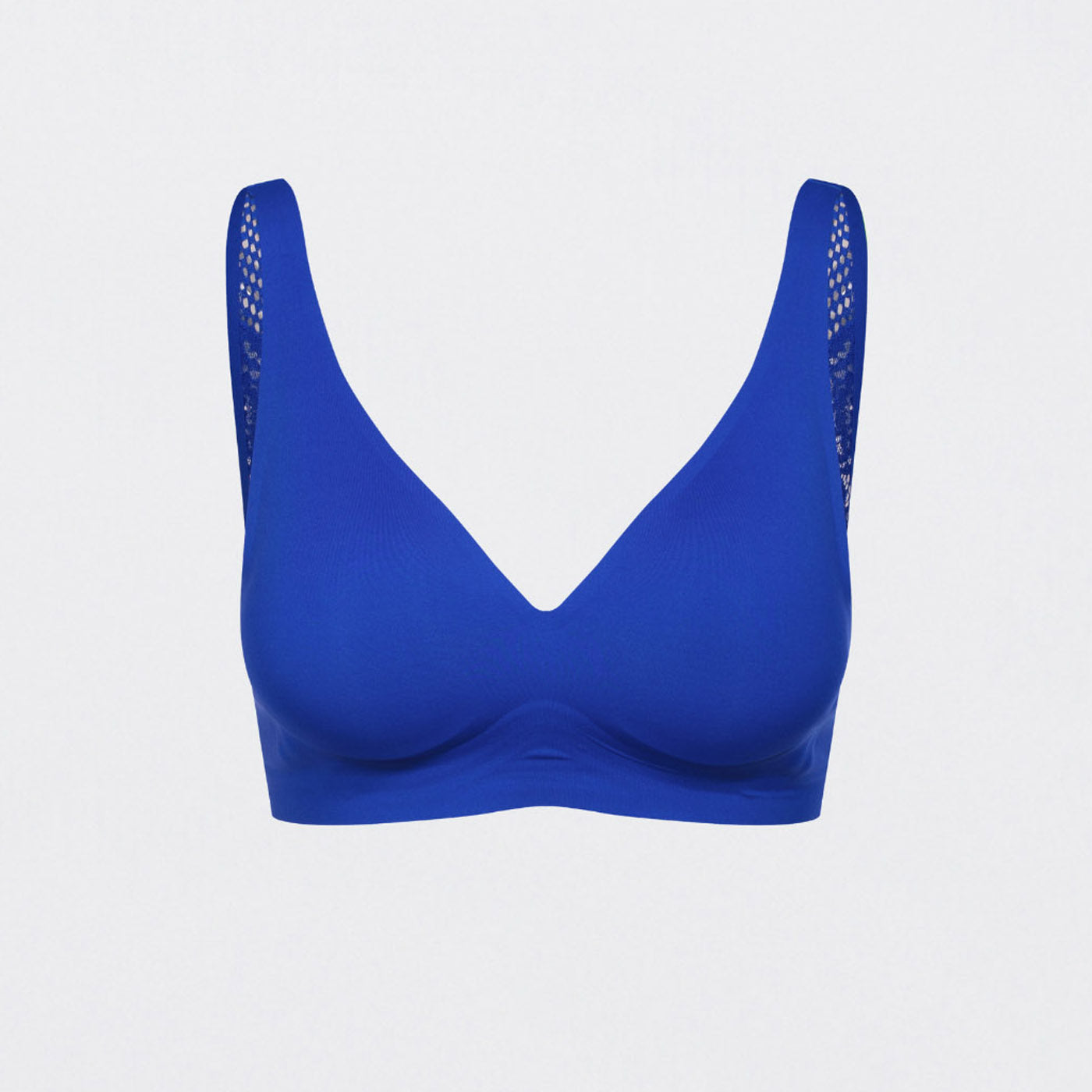 Biustonosz push-up Comfort z koronką