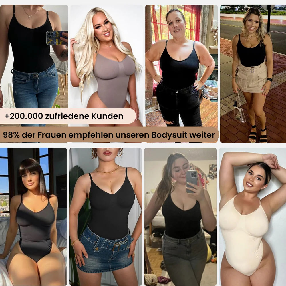 Body contenitivo modellante a maglietta con slip