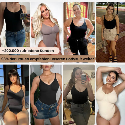 Body contenitivo modellante a maglietta con slip