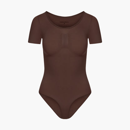 Body contenitivo modellante a maglietta con slip