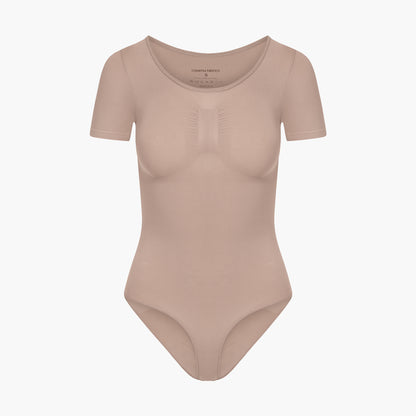Body contenitivo modellante a maglietta con slip