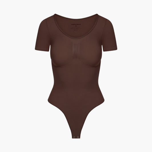 Body modelujące Sculpting Shapewear T-Shirt ze stringami