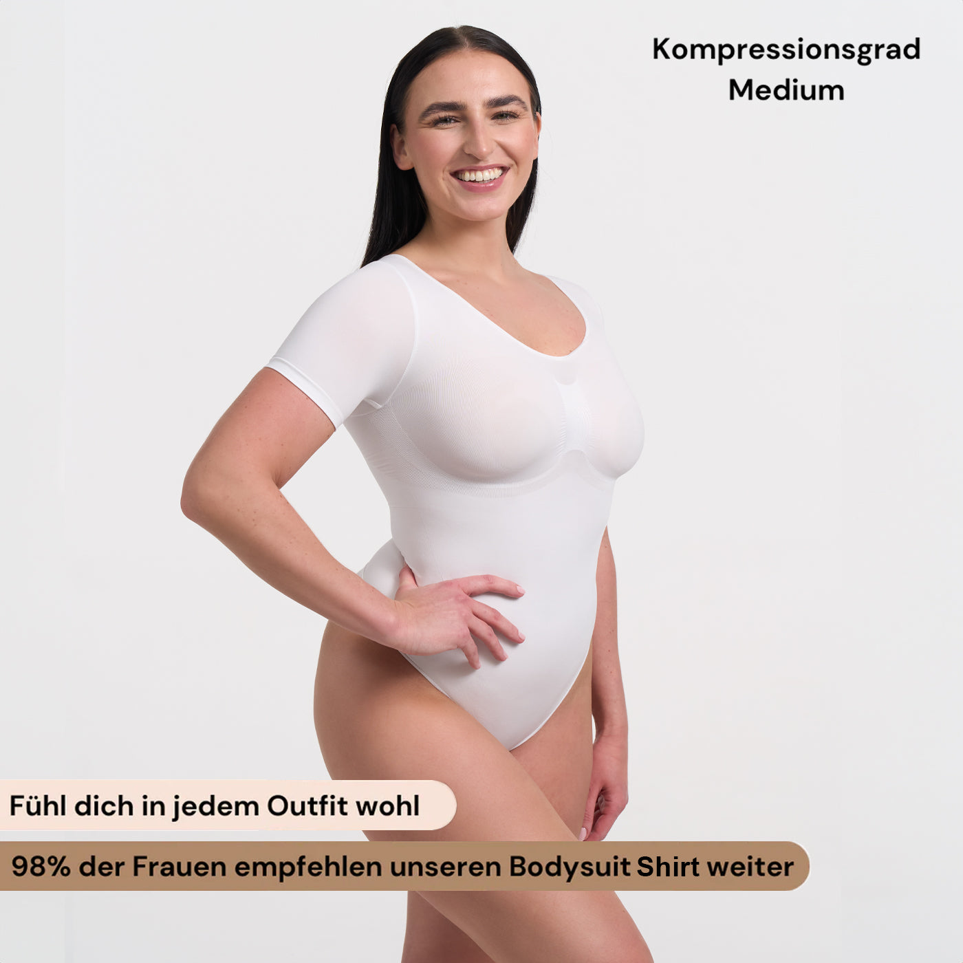 Das Model ist 1,73m groß und trägt Größe L.