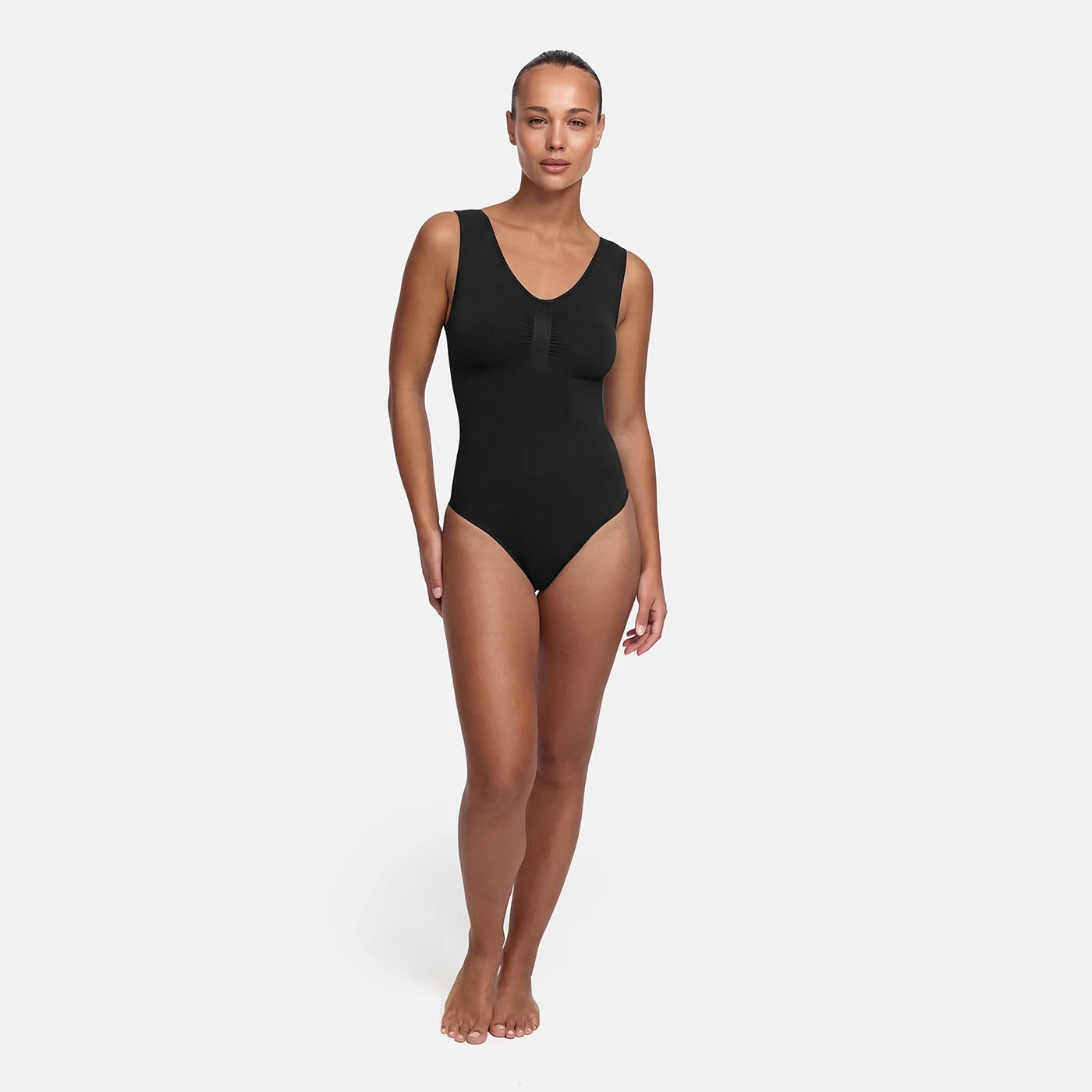 Tank Bodysuit Sculpting Shapewear mit String
