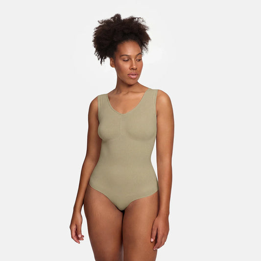 Body de tirantes reductor y moldeador con tanga