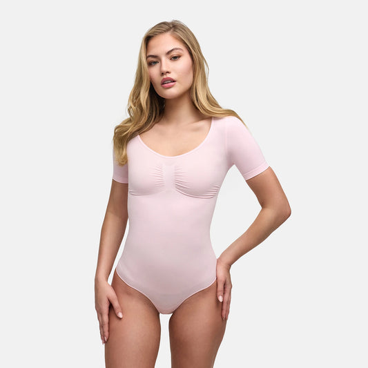 Body T-shirt modellante con perizoma