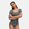 Body T-shirt modellante con perizoma