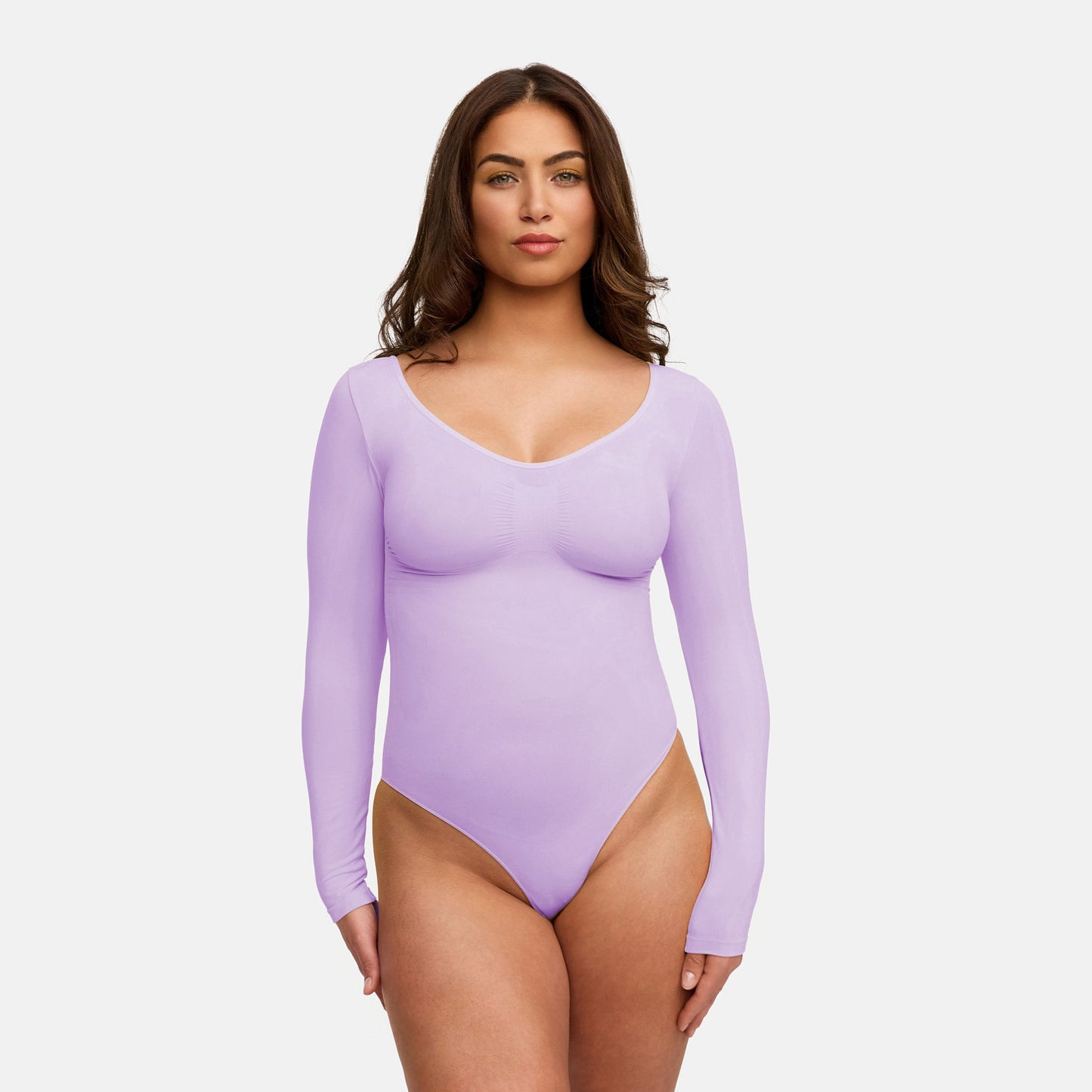 Bodysuit Sculpting Shapewear Longsleeve with Thong - Early Access
