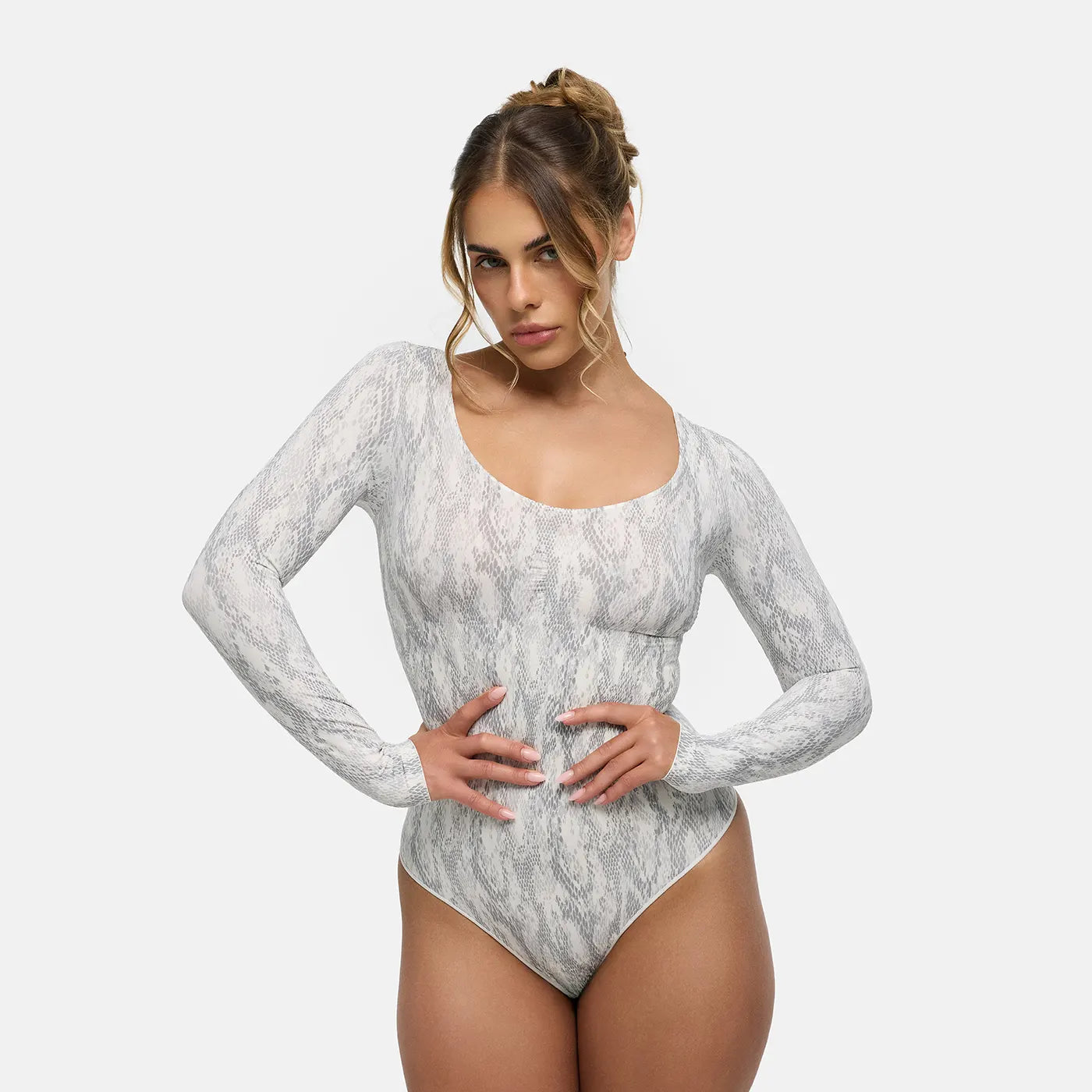 Bodysuit Sculpting Shapewear Longsleeve with Thong - Early Access