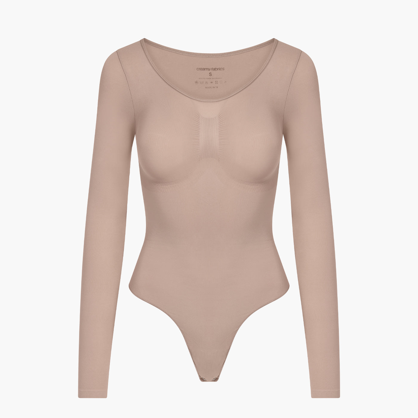 Bodysuit Sculpting Shapewear Longsleeve mit String