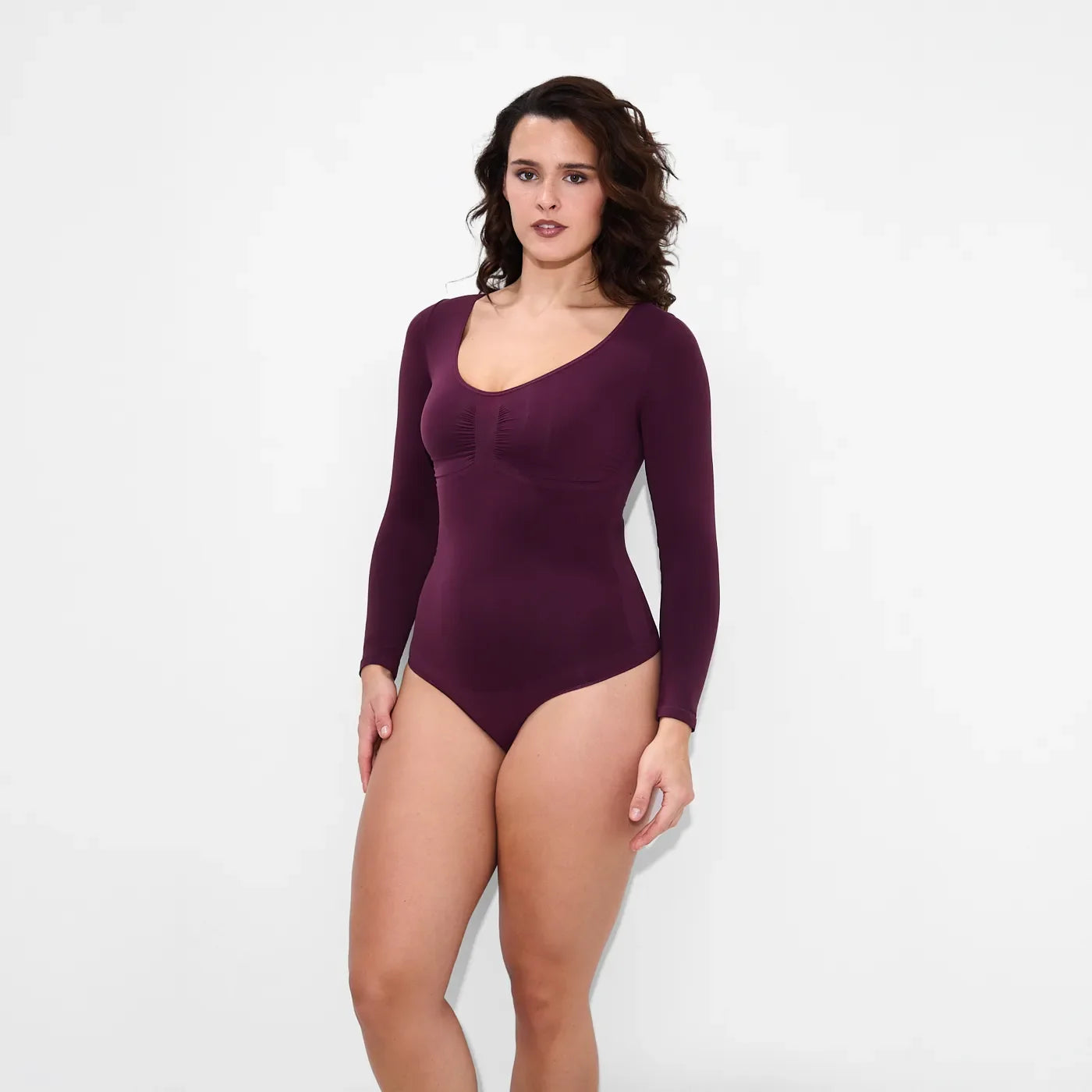 Bodysuit Sculpting Shapewear Longsleeve with Thong - Early Access