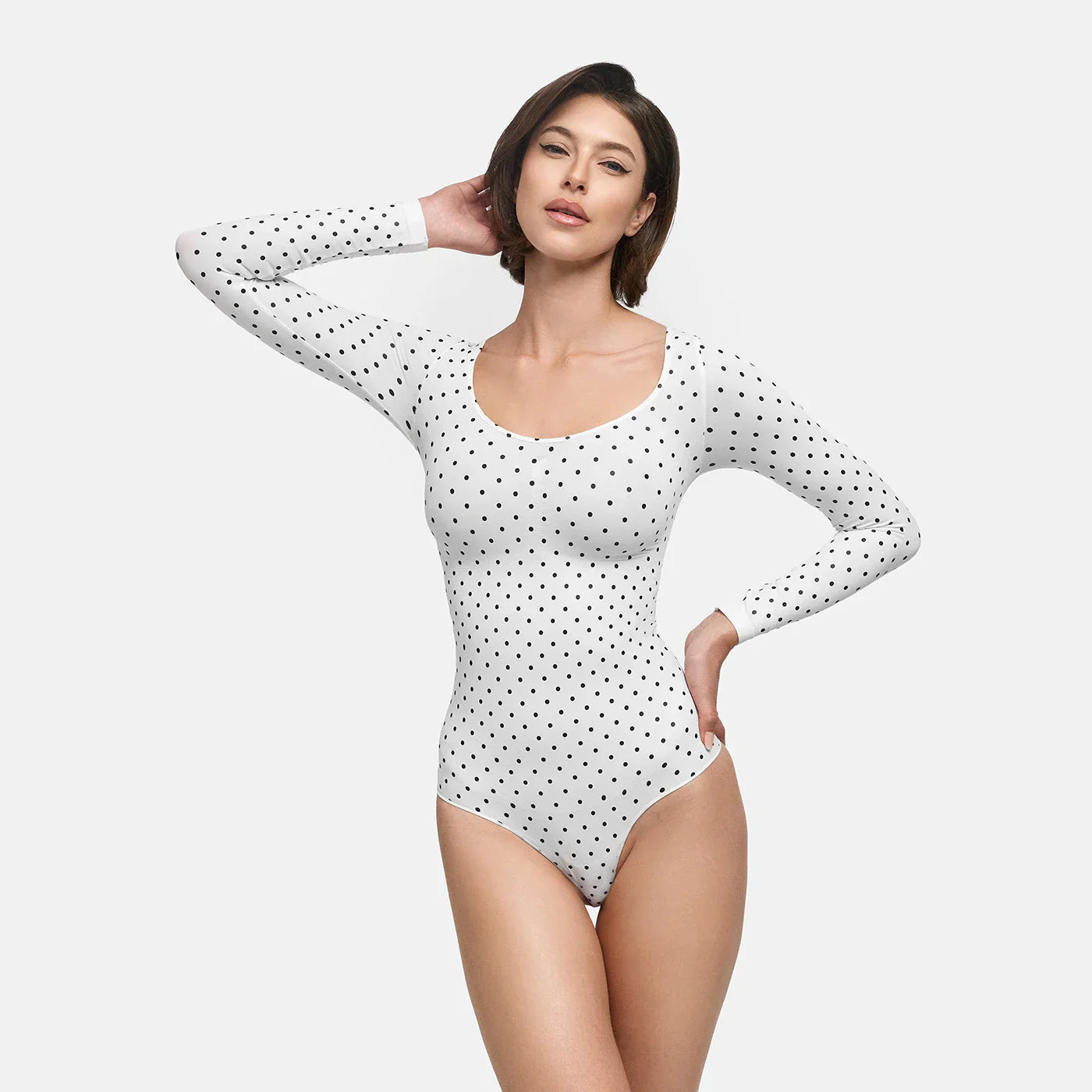 Bodysuit Sculpting Shapewear Longsleeve with Thong - Early Access