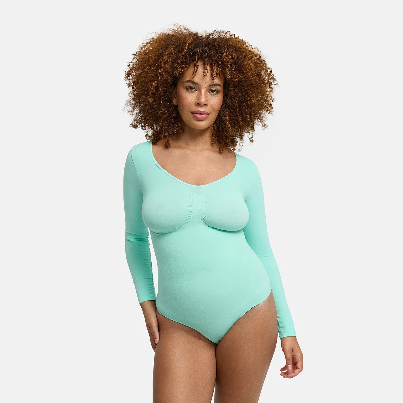 Bodysuit Sculpting Shapewear Longsleeve with Thong - Early Access