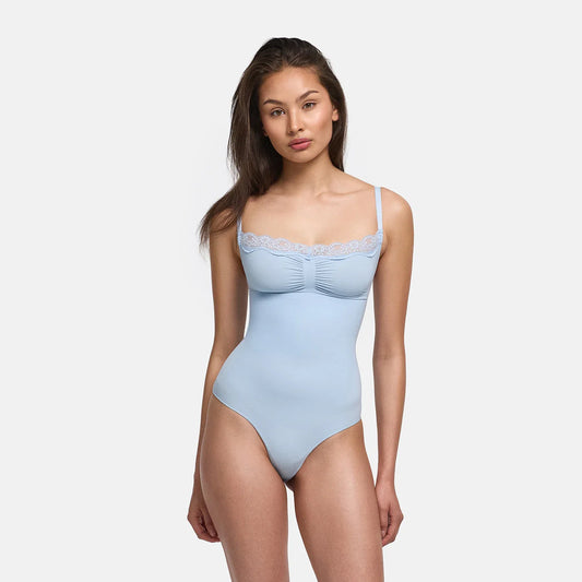 Lace Bodysuit Sculpting Shapewear mit Slip