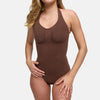 Halterneck shapewear met string