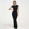 Ribbed T-Shirt Maxikleid
