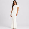 Maxi abito t-shirt a costine