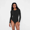 Body a maniche lunghe con girocollo