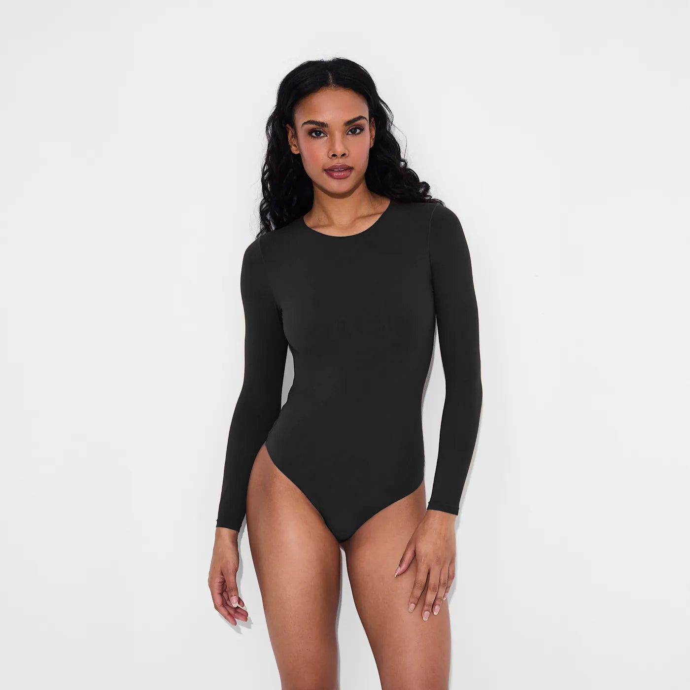 Crew Neck Longsleeve Bodysuit