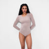 Body a maniche lunghe con girocollo