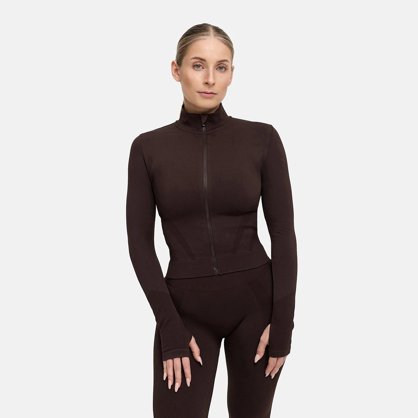 Giacca con zip ContourLift Seamless