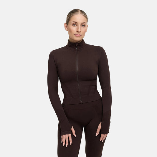 Giacca con zip ContourLift Seamless