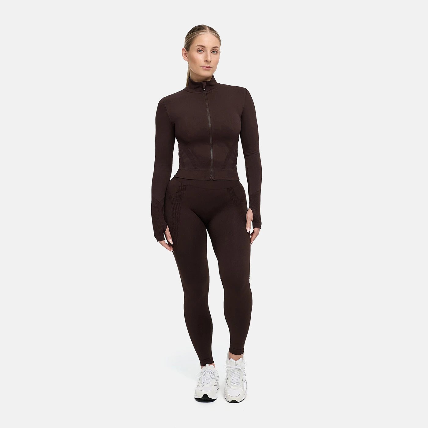Giacca con zip ContourLift Seamless