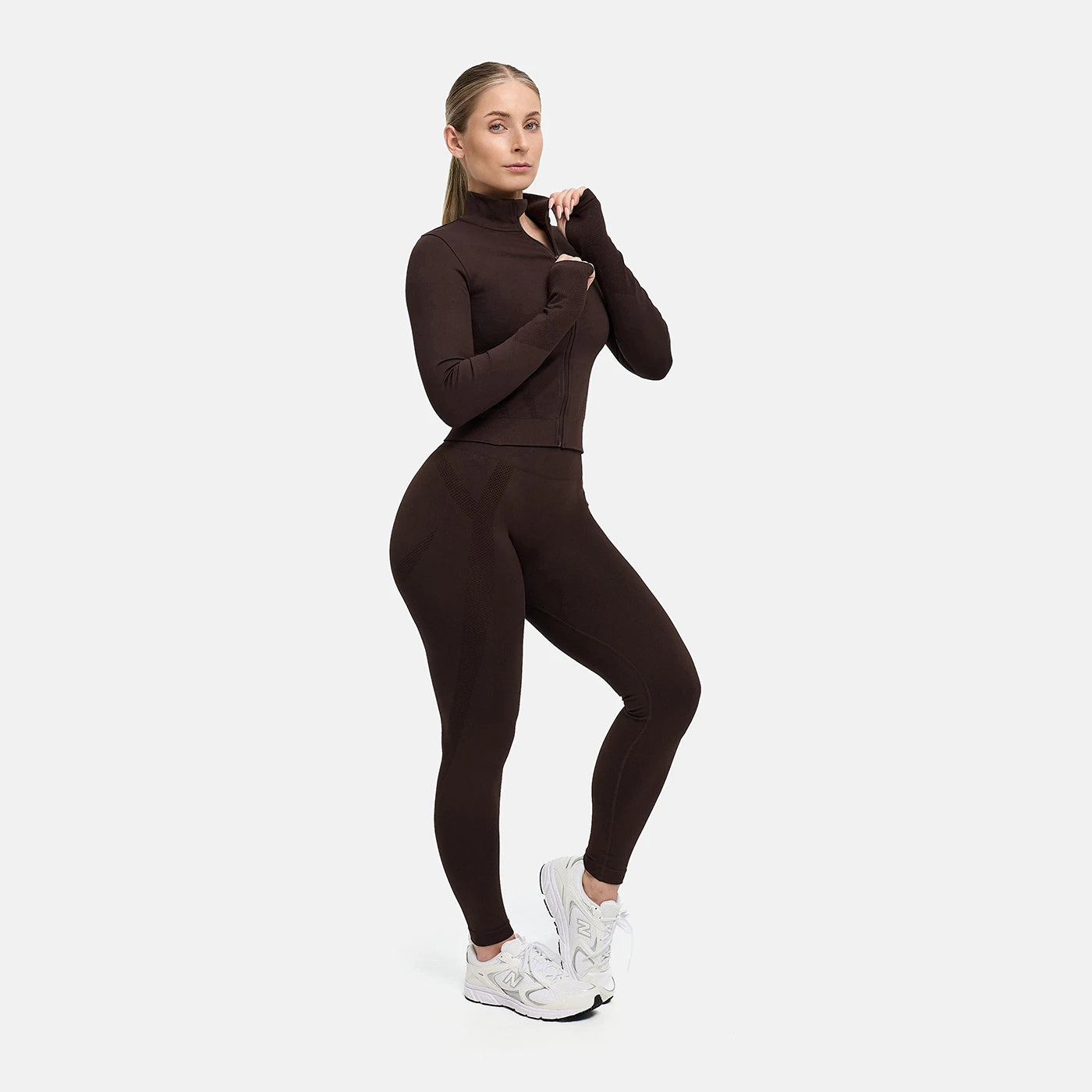 Giacca con zip ContourLift Seamless