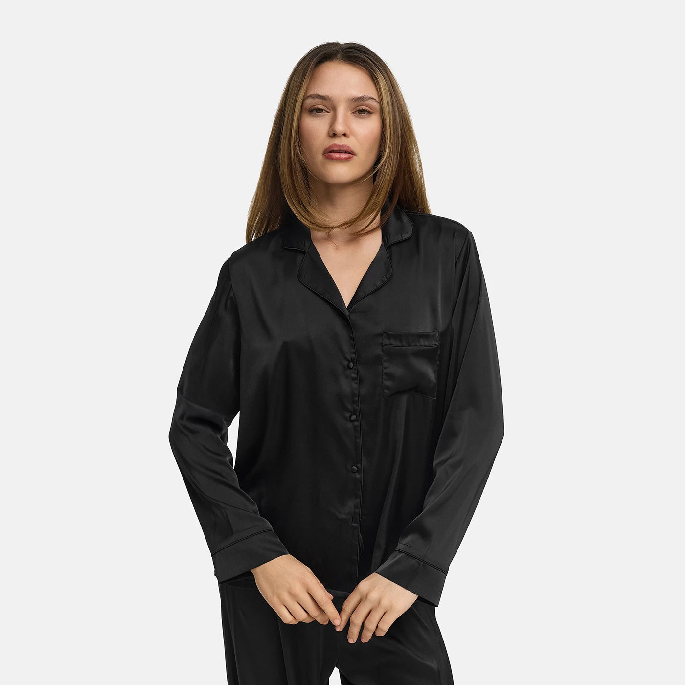 Haut de pyjama en satin