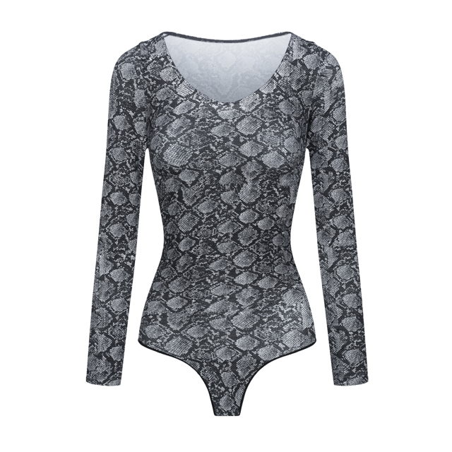 Bodysuit Sculpting Shapewear Longsleeve with Thong - Early Access